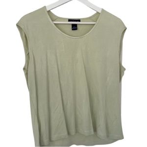 Vintage Ann Taylor Light Green Silk Top